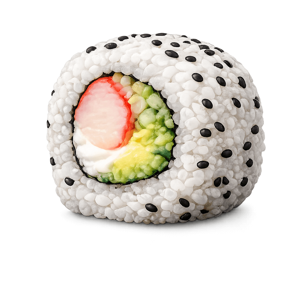 Rollos de sushi Okuma