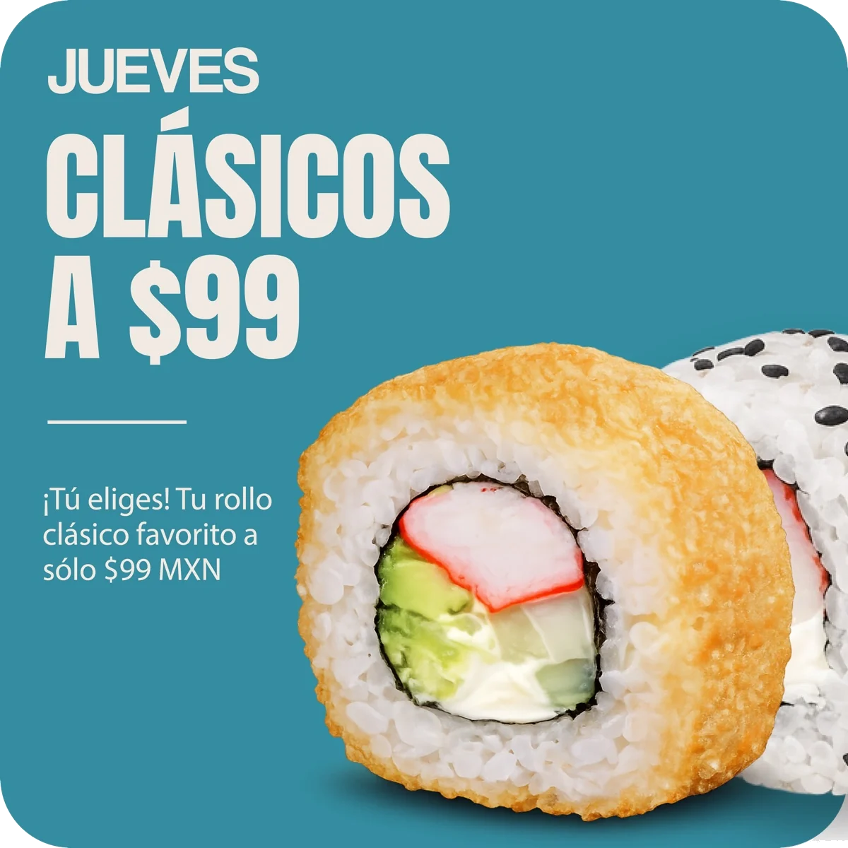Jueves: clásicos a $99